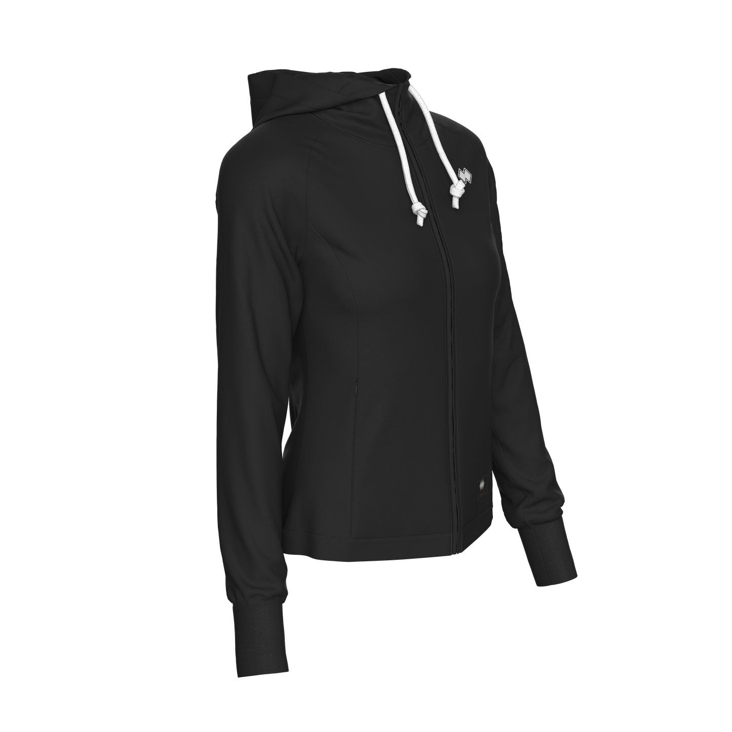 ESSENTIAL SS25 HOODY FZ 01 WOMAN JR